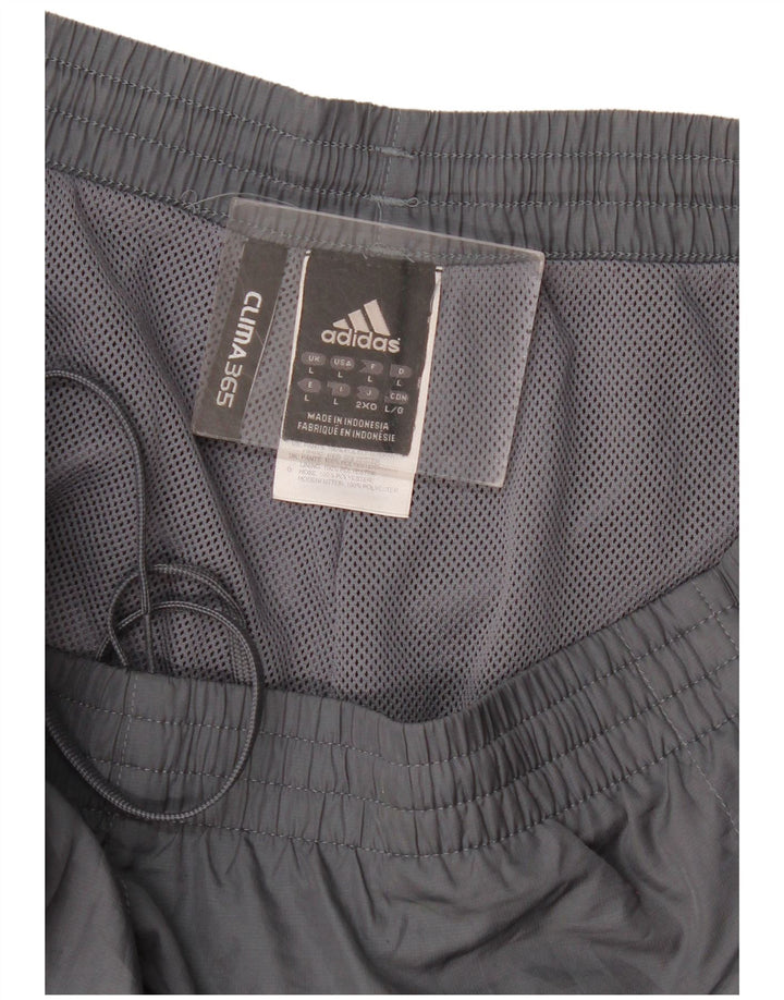 Wodoodporne spodnie Adidas Męskie Clima 365, duże, szare, z poliestru