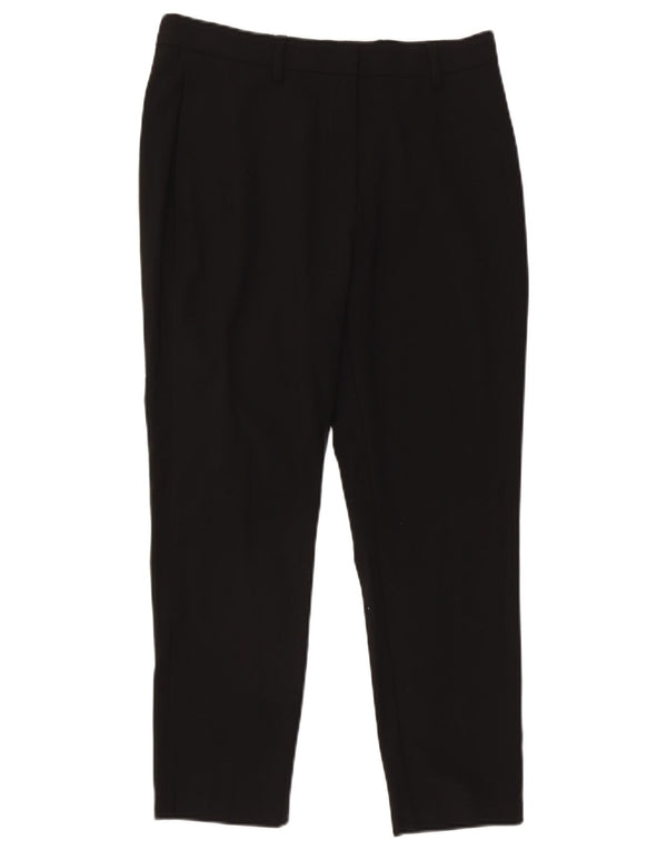 Marks & Spencer Damskie krótkie spodnie garniturowe UK 12 Medium W30 L25 Czarne