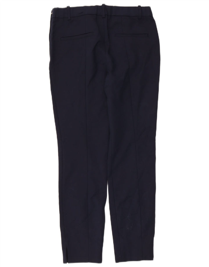 Spodnie damskie Zara Slim Casual, średnie W30 L27, granatowe