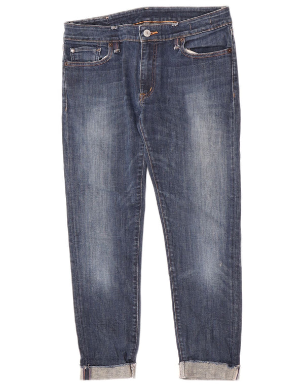 Damskie jeansy Crop Skinny Ralph Lauren W29 L26 Niebieskie bawełniane