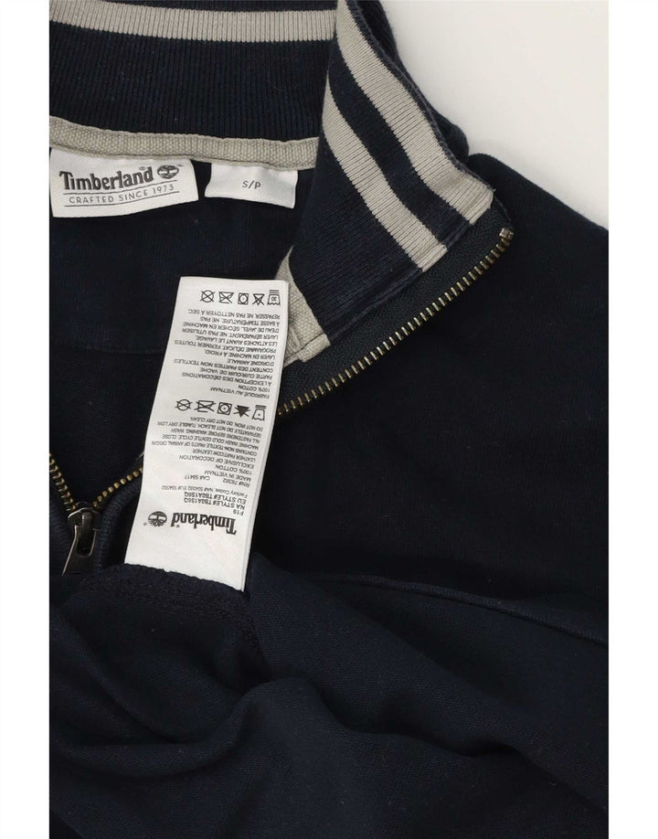 Męska bluza z zamkiem błyskawicznym Timberland, mała, granatowa, bawełniana