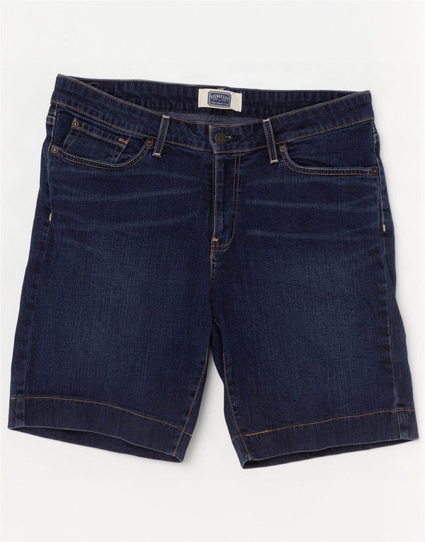Damskie spodenki jeansowe Levi's Signature US 12 Large W34 Granatowa bawełna