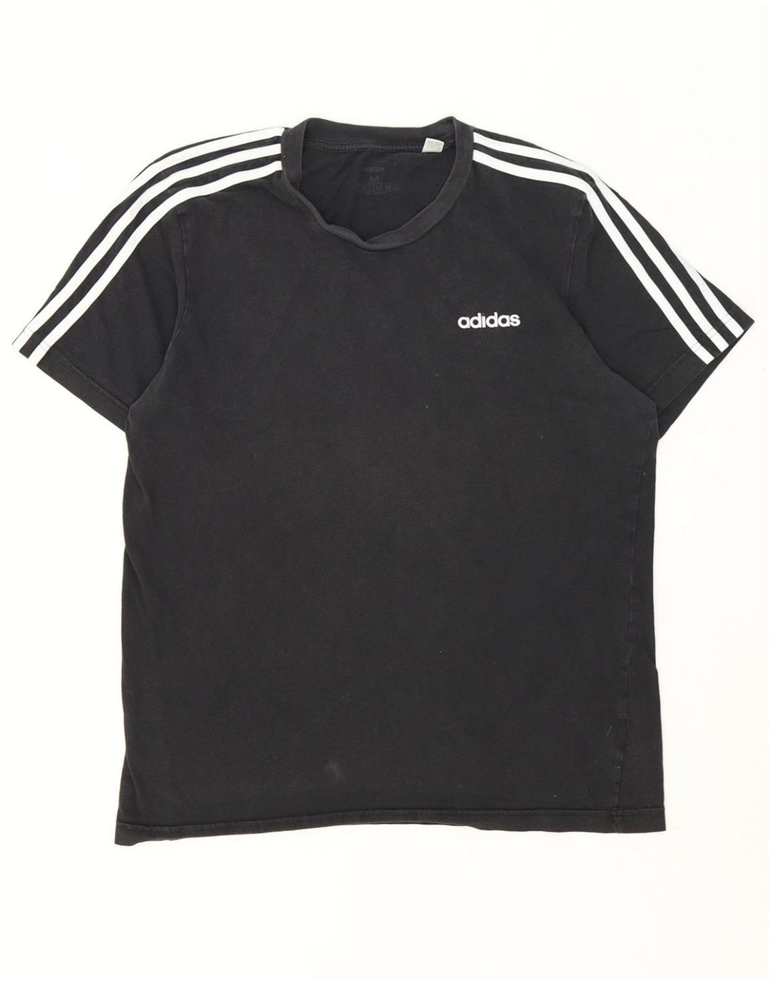 Adidas Męski T-shirt Top Średni Czarny Bawełniany