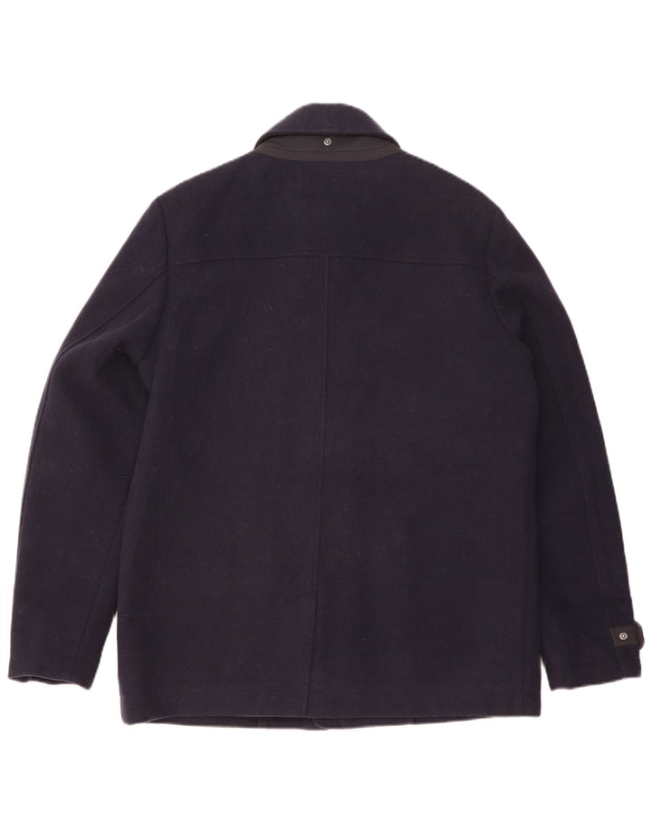 Kurtka męska GEOX Respira Utility UK 42 XL, granatowa, wełniana