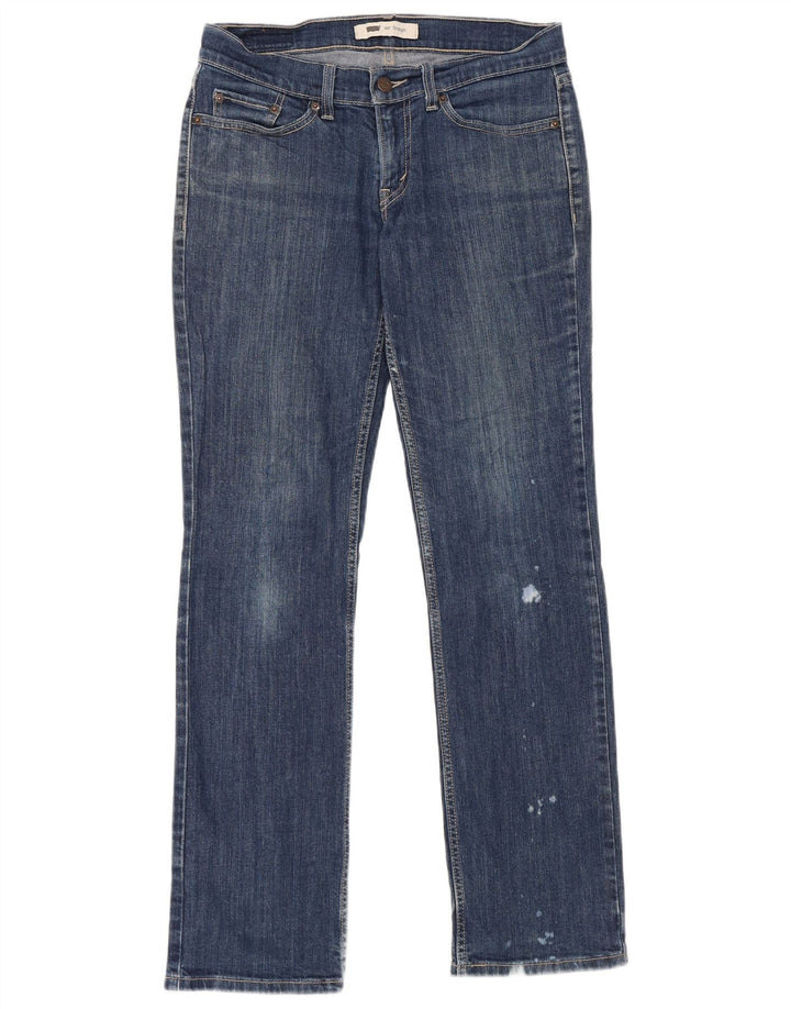 Damskie jeansy Levi's 524 Straight W29 L32 Niebieskie bawełniane