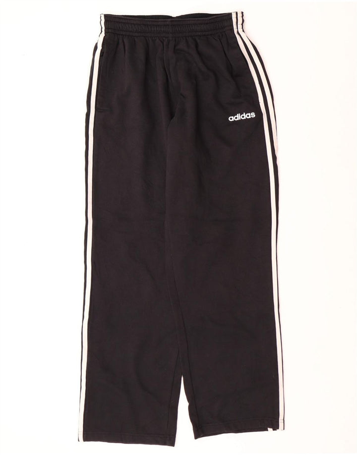 Damskie spodnie dresowe ADIDAS UK 14, duże, czarne, bawełniane