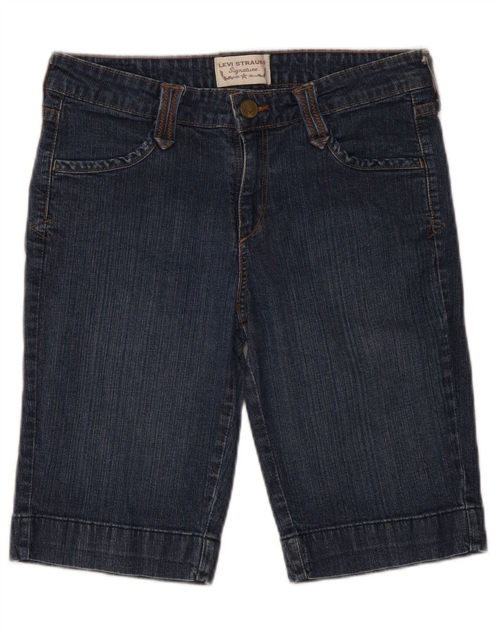 Damskie spodenki jeansowe LEVI'S Signature W32, duże, niebieskie