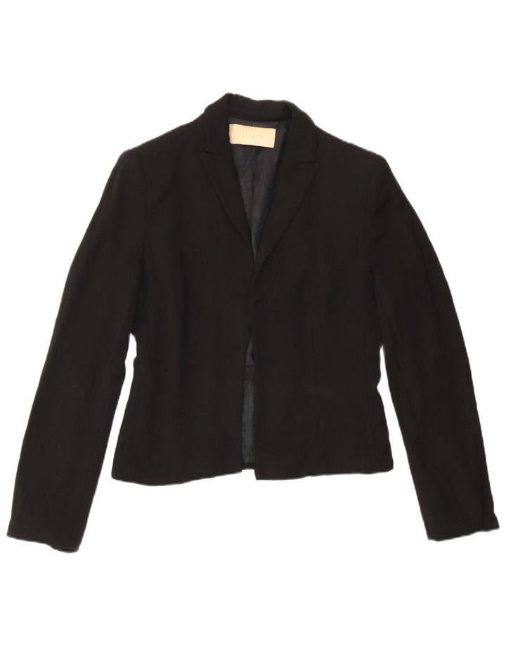 Valentino Damska marynarka Roma Open Blazer UK 4 XS Czarna wełna