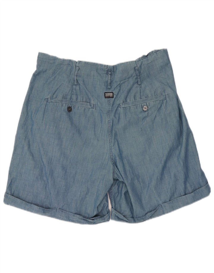 Damskie spodenki Chino G-Star Pegged W30 Średnioniebieskie, bawełniane