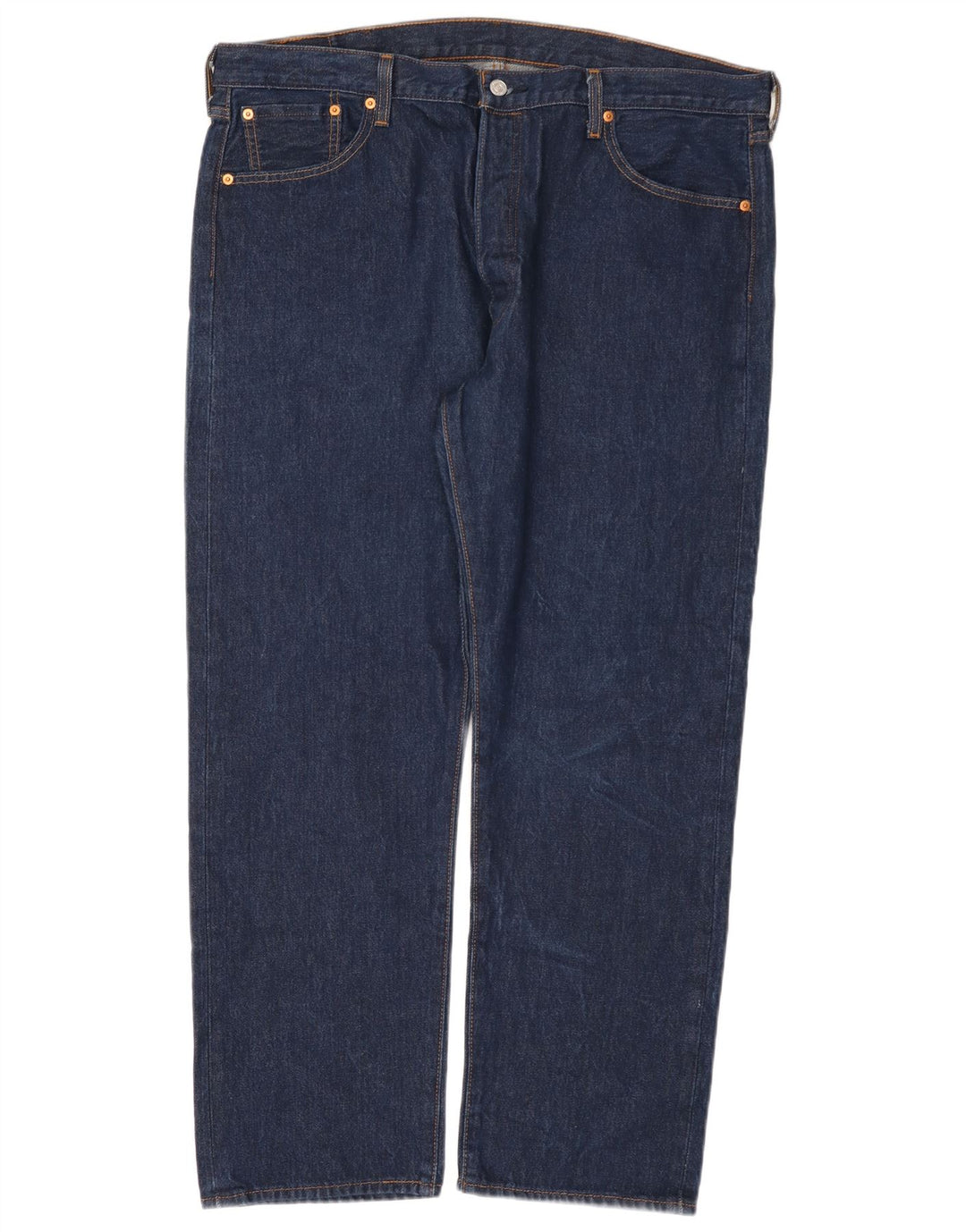 Męskie dżinsy Levi's 501 Straight W42 L32 Niebieskie bawełniane