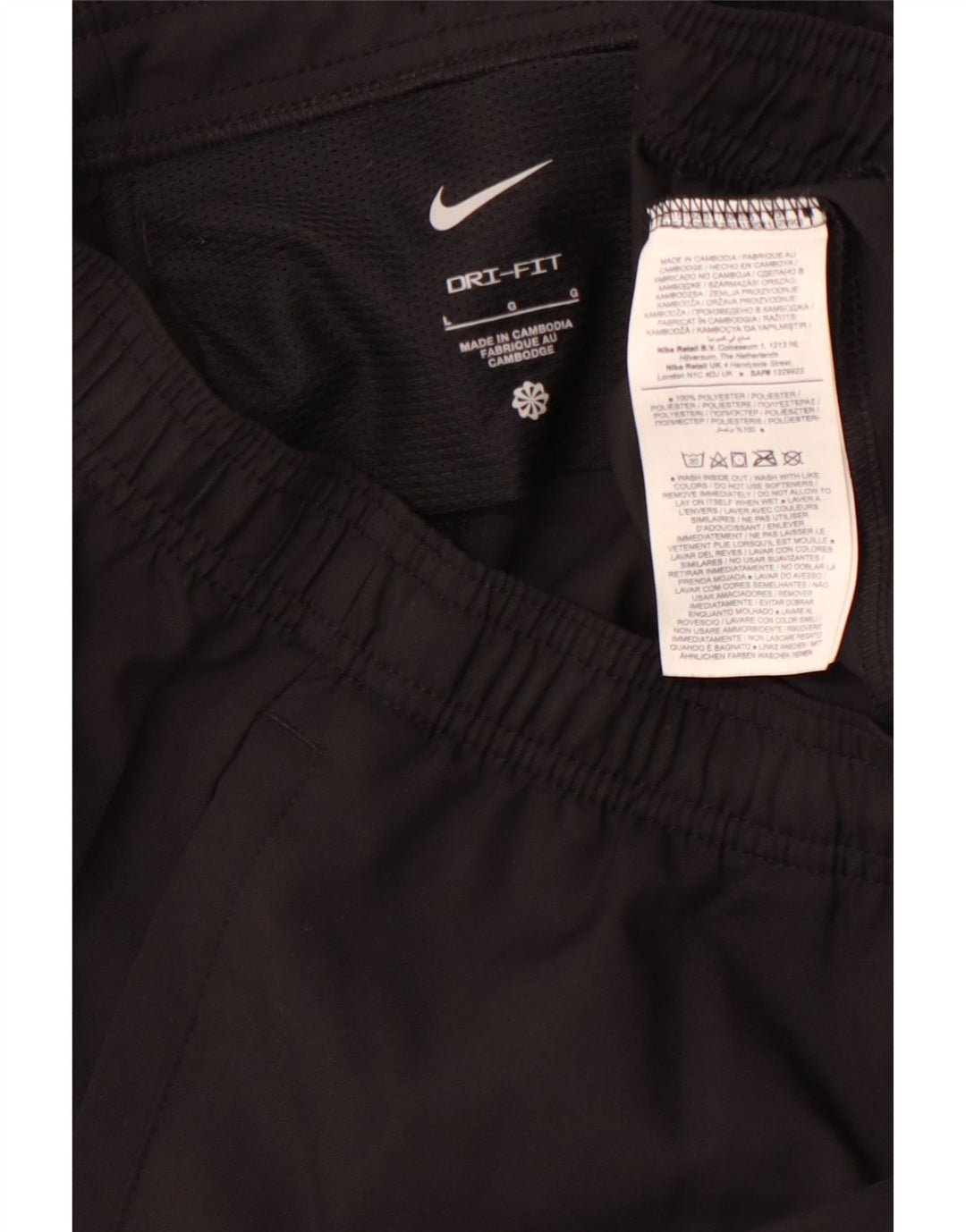 Damskie spodnie dresowe NIKE Dri Fit Joggers UK 14, duży czarny poliester