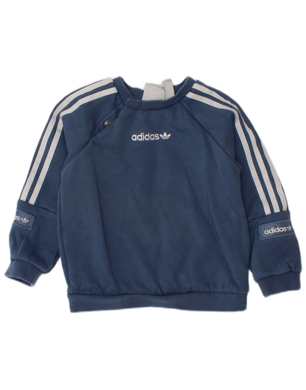 Dres Adidas Baby Boys Graphic Full 12-18 miesięcy Niebieski, bawełniany