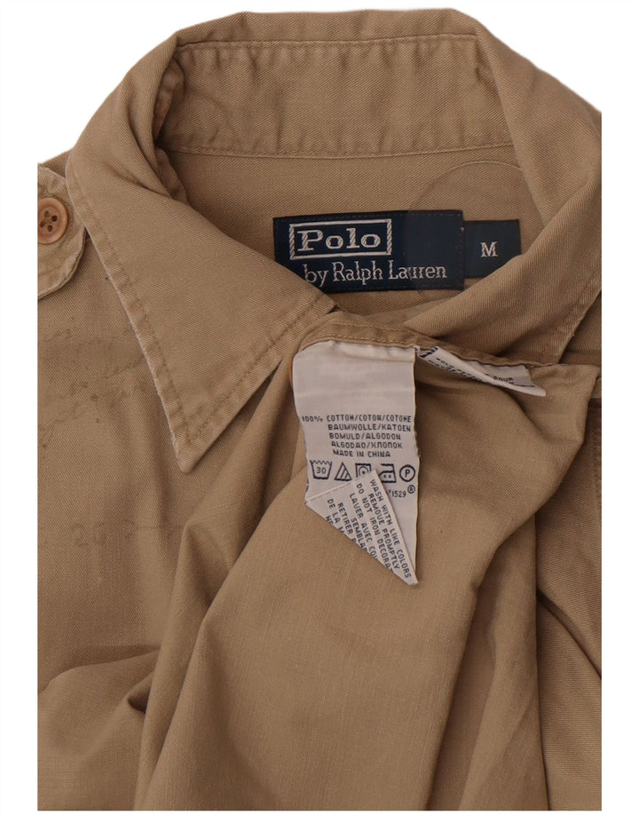 Koszula męska Polo Ralph Lauren, średnia beżowa bawełna