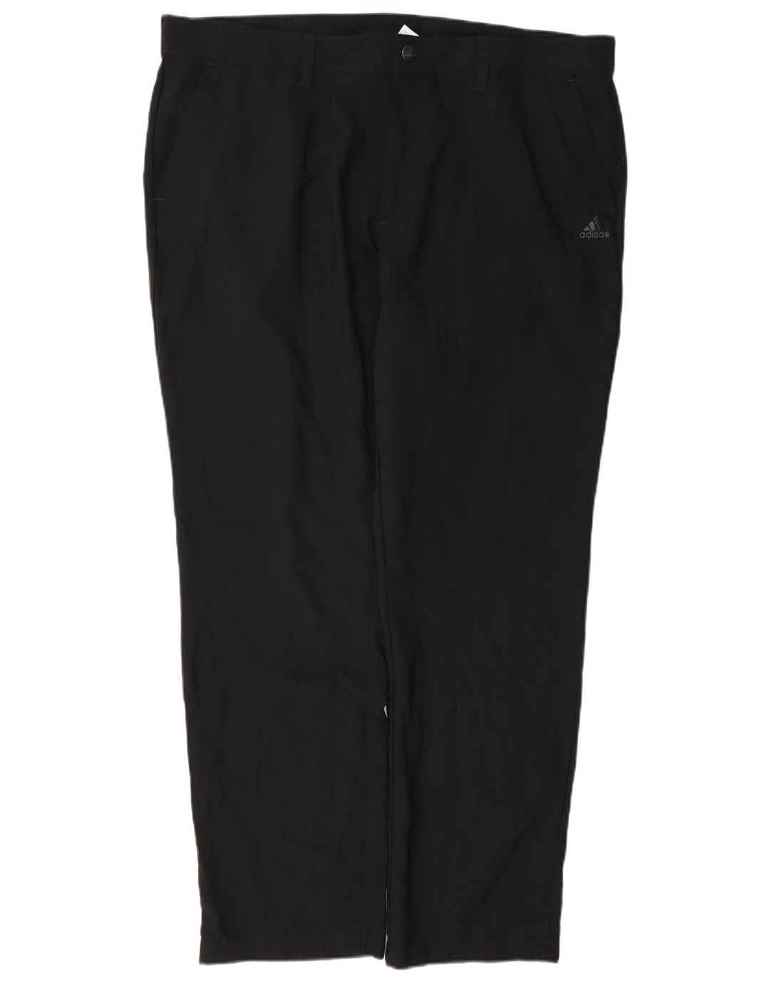 Adidas Męskie Proste Spodnie Chino W40 L32 Czarny Poliester
