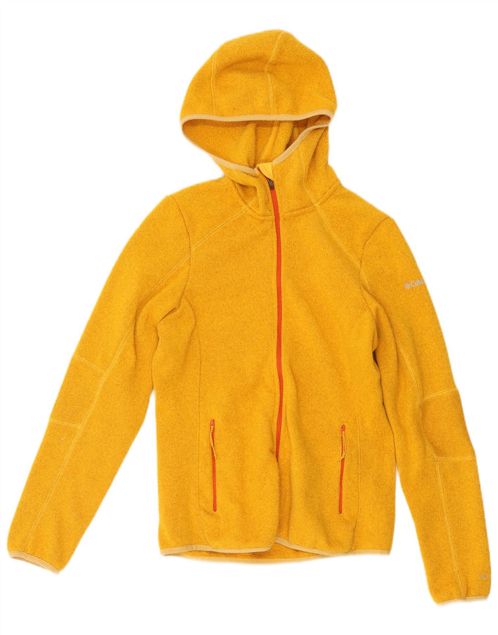 Damski sweter rozpinany z kapturem Columbia UK 12 Średni żółty poliester