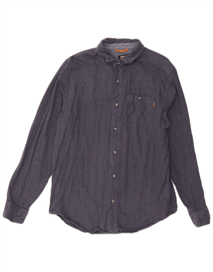 Koszula męska Timberland Original Fit, średnia, granatowa, bawełniana