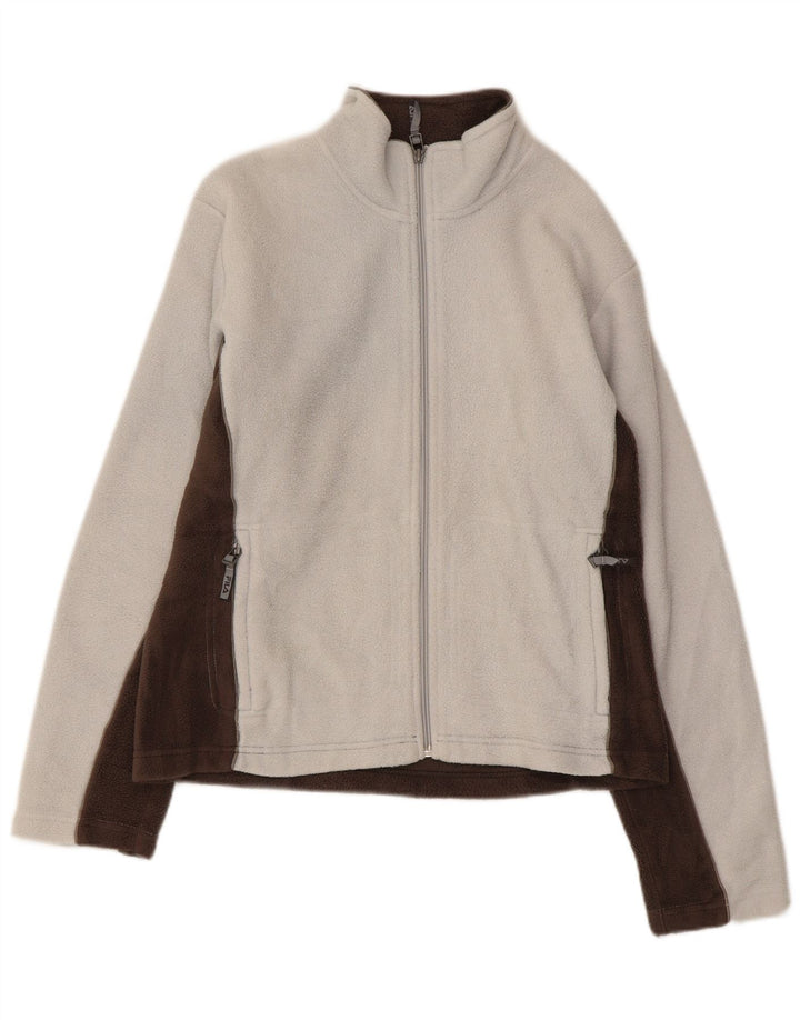 Damska kurtka polarowa Fila UK 16, poliester w kolorze średniego brązu