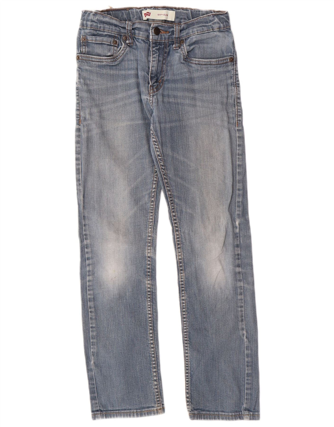 Levi's Chłopięce 511 Slim Jeans 11-12 Lat W26 L26 Niebieskie Bawełniane Klasyczne