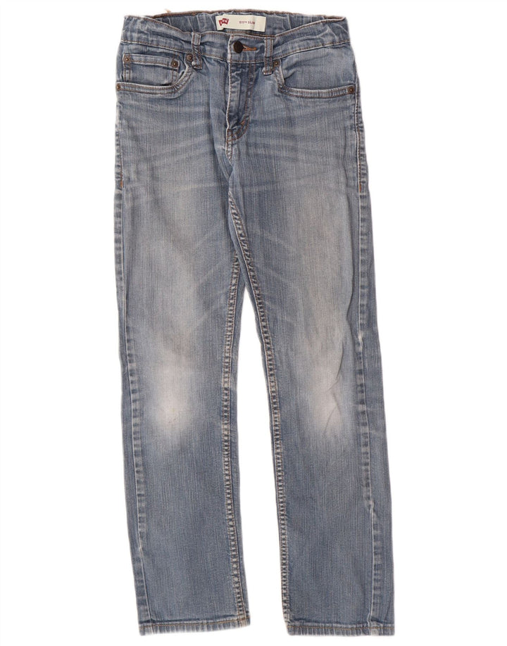 Levi's Chłopięce 511 Slim Jeans 11-12 Lat W26 L26 Niebieskie Bawełniane Klasyczne