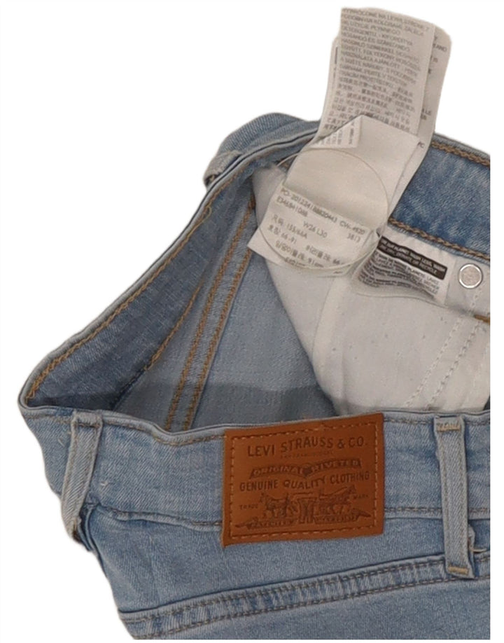 Damskie jeansy skinny Levi's W26 L30 Niebieski Lyocell