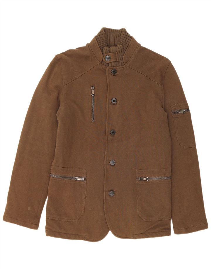 Męska kurtka wiatrówka Zara UK 38, średnia bawełna khaki