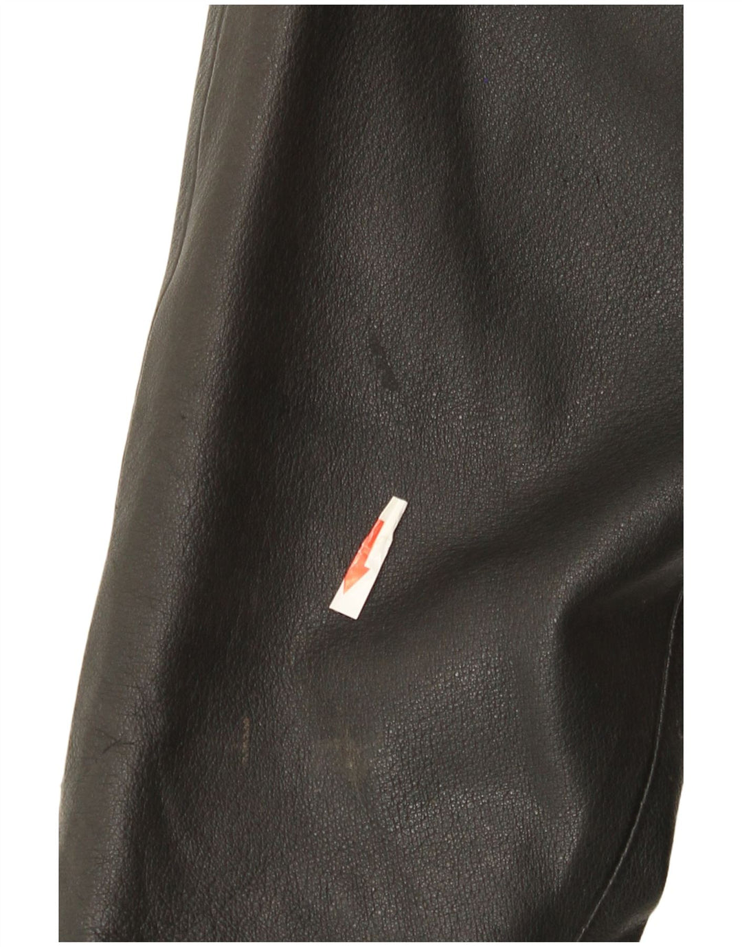 Vintage damska kurtka skórzana oversize IT 48 2XL czarna skóra