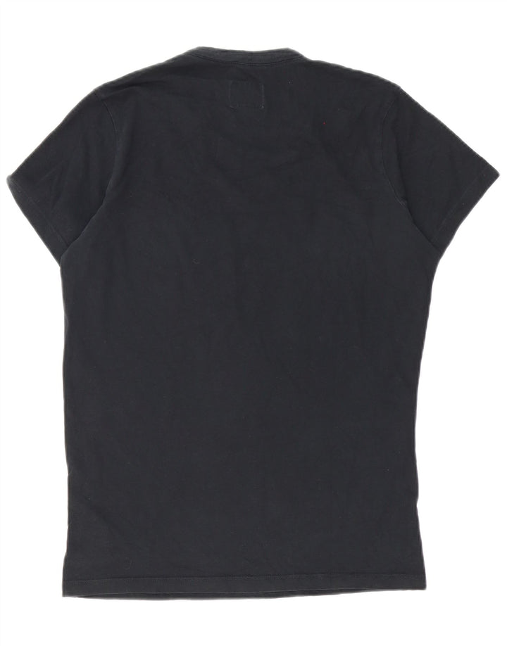 T-shirt męski Diesel, mały, czarny, bawełniany