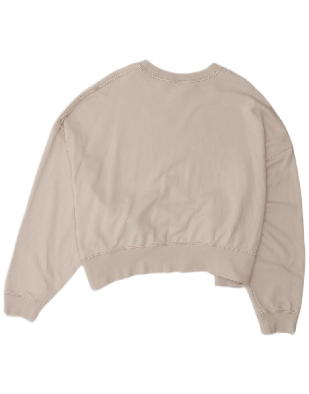 Damski sweter oversize z grafiką NIKE, UK 16, duży, biały