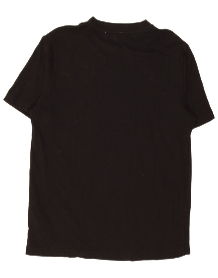 Męski T-shirt z grafiką Puma, mały, czarny, bawełniany