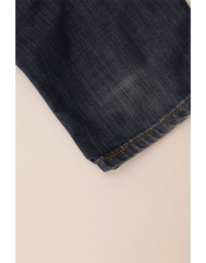 Damskie jeansy Levi's 519 Slim W32 L34 Niebieska bawełna