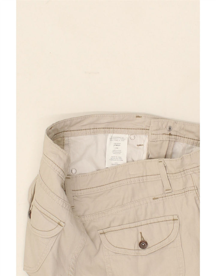 LEE Womens Casual Shorts US 10 Medium W32 Beige Cotton Vintage Lee and Second-Hand Lee from Messina Hembry 