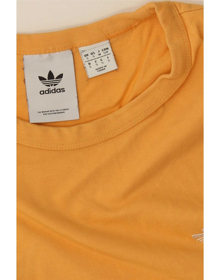 Adidas Męska Koszulka Top Mała Pomarańczowa