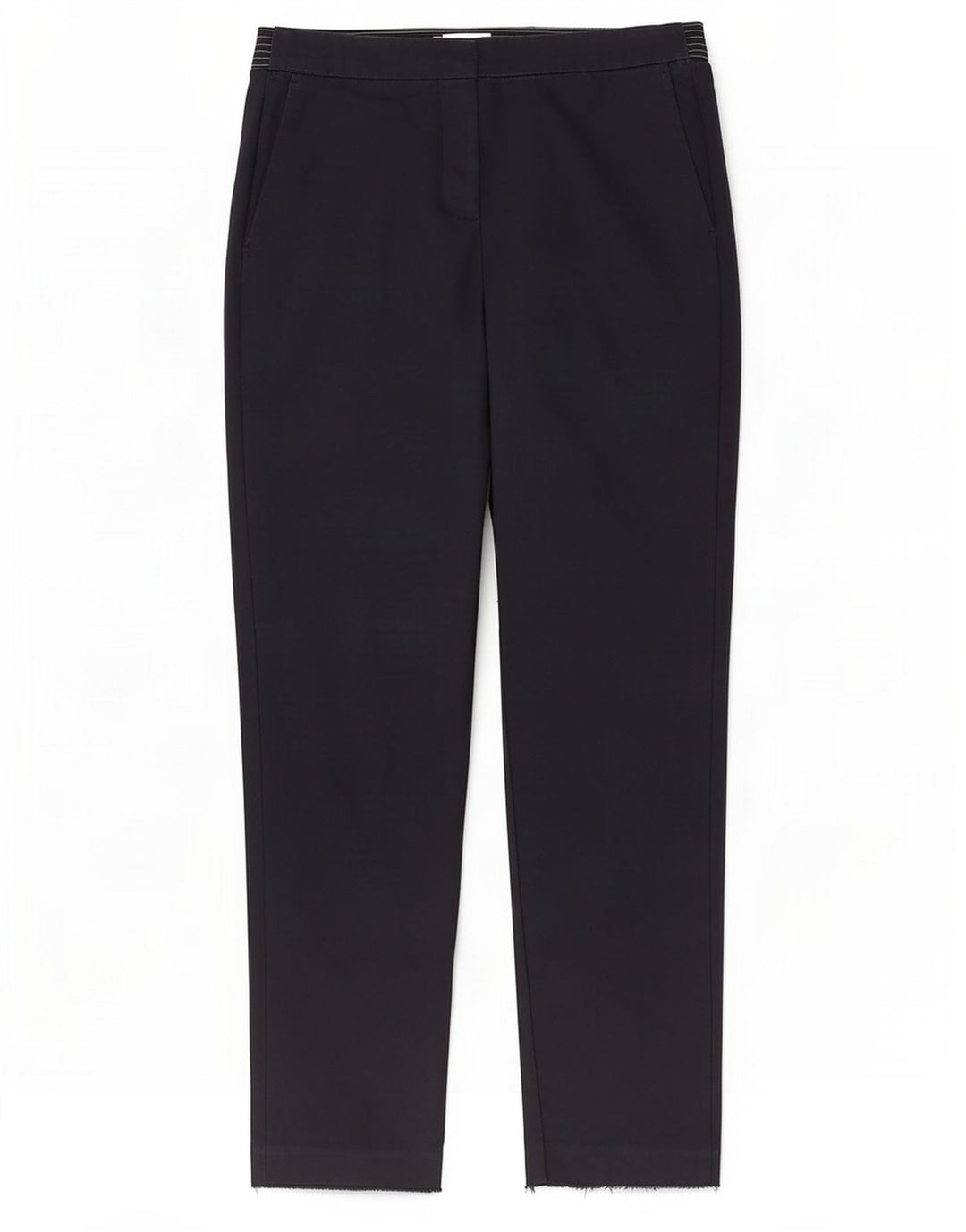Spodnie damskie Zara Straight Chino Medium W28 L27 Granatowe
