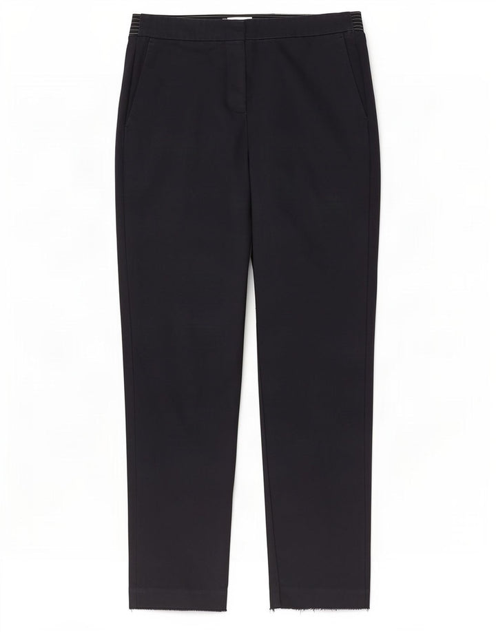 Spodnie damskie Zara Straight Chino Medium W28 L27 Granatowe