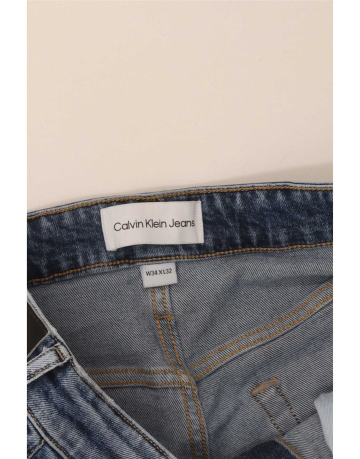 Męskie jeansy Calvin Klein W34 L32 Niebieskie