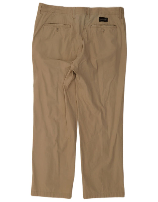 Męskie proste spodnie chino Marlboro Classics EU 54 2XL W42 L28 Beżowe