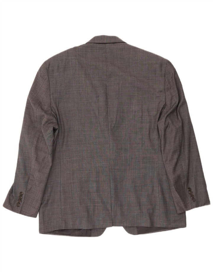 Męska marynarka zapinana na 2 guziki CHAPS UK 44 2XL Szara wełna