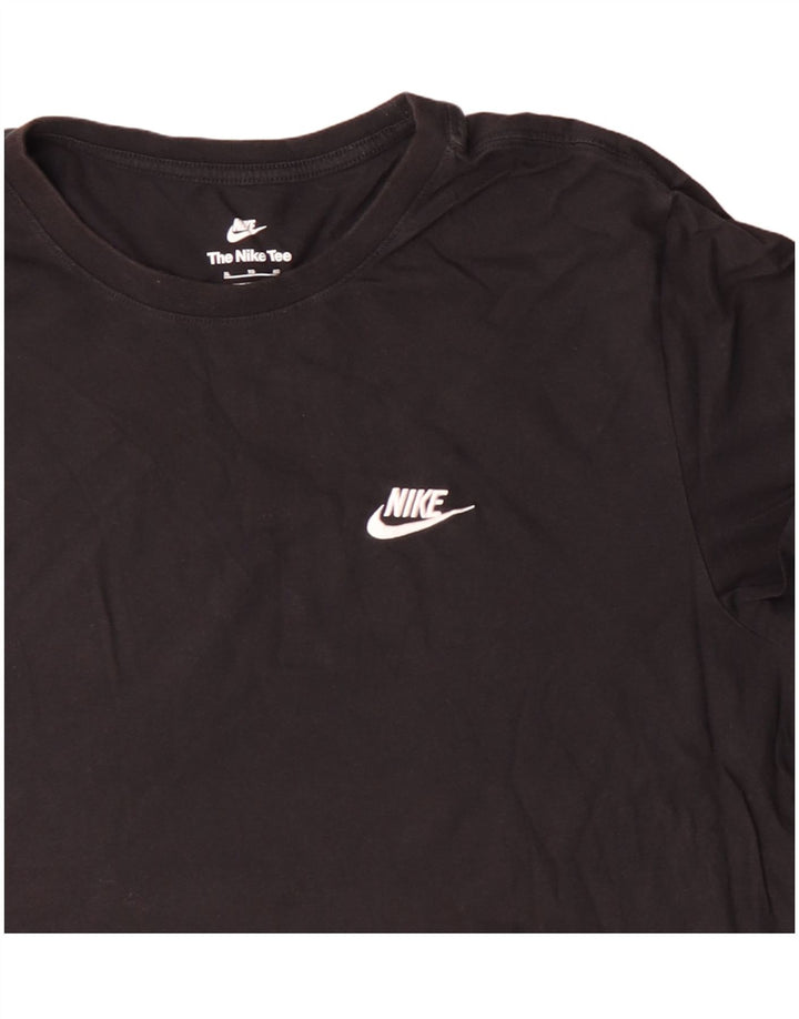 T-shirt męski Nike XL, czarny, bawełniany