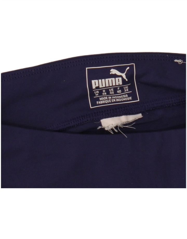 Damskie legginsy Capri Puma UK 12 Średni Fiolet