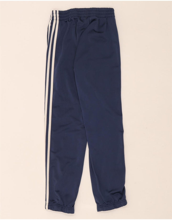 Adidas Chłopięce Spodnie Dresowe Joggery 9-10 Lat Granatowy Poliester