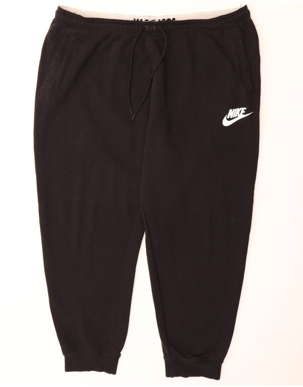 Męskie spodnie dresowe NIKE Joggery 3XL, czarne, bawełniane