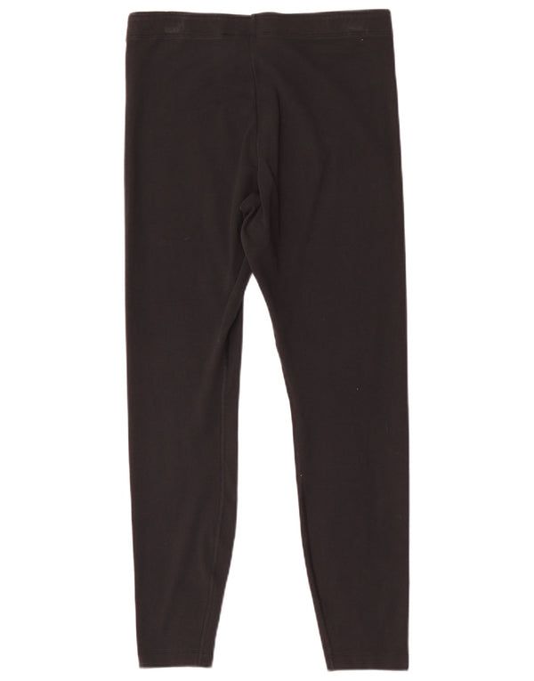 Legginsy damskie Nike UK 14, duże, czarne, bawełniane