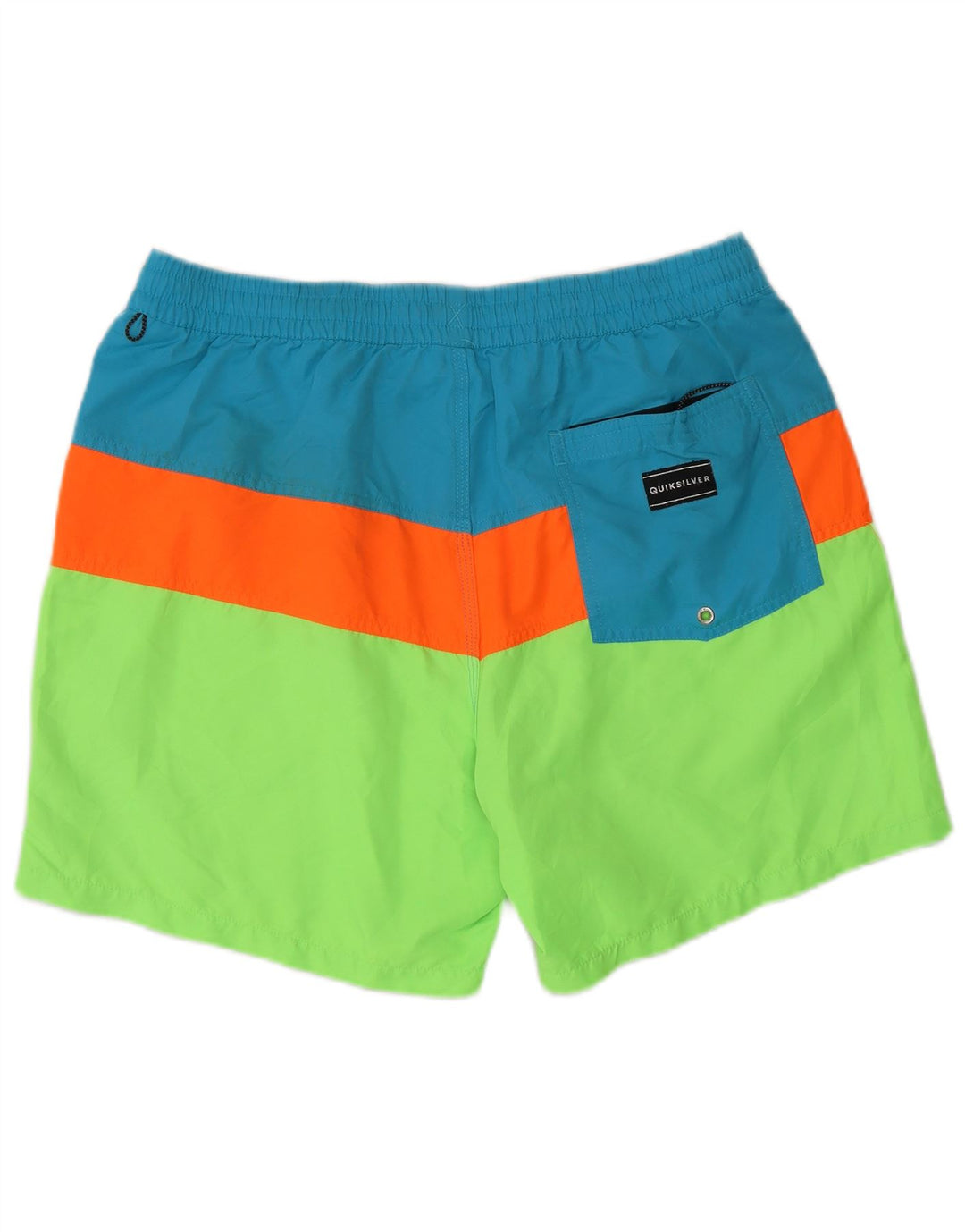 Męskie spodenki kąpielowe QUIKSILVER, duży, wielobarwny poliester z blokami kolorów