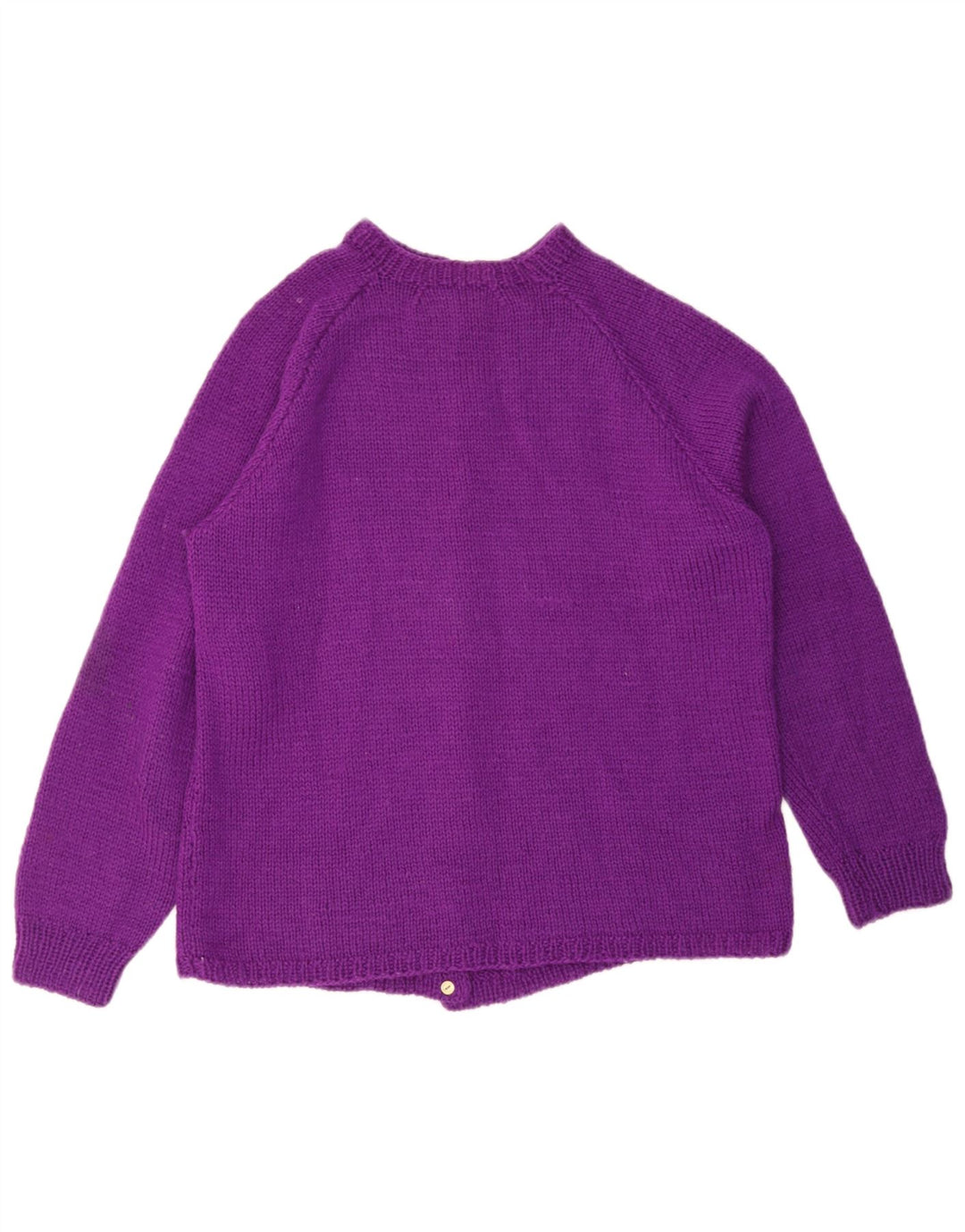 Sweter damski w stylu vintage, UK 14, średni fiolet