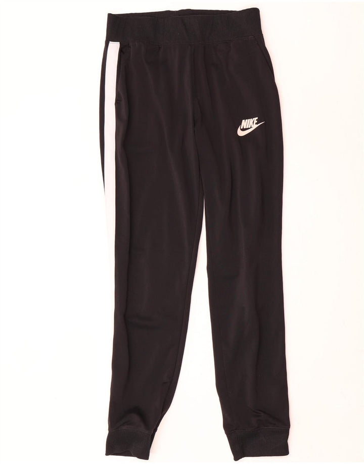 Męskie spodnie dresowe Nike Joggers, poliester w kolorze średniej czerni