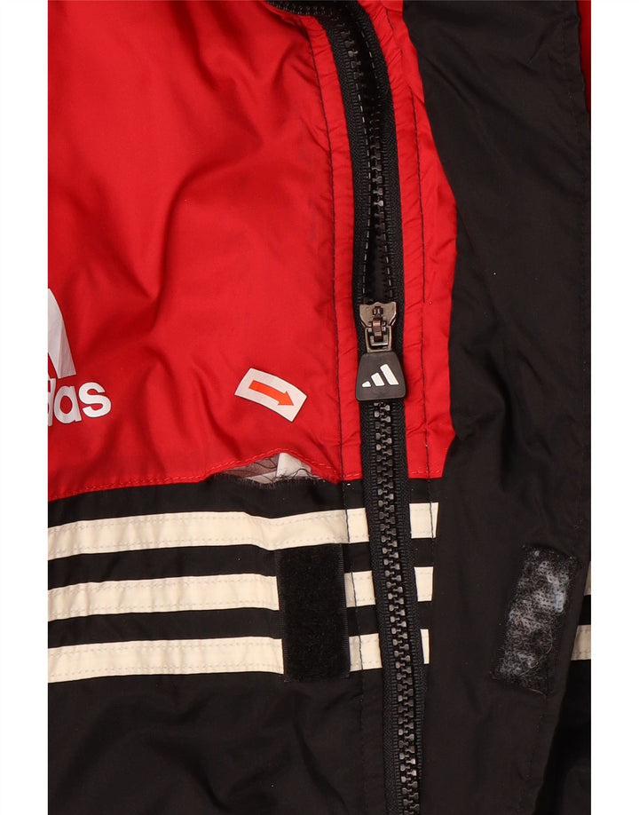 Płaszcz męski ADIDAS o luźnym kroju, UK 40/42, średni czarny, blok kolorów