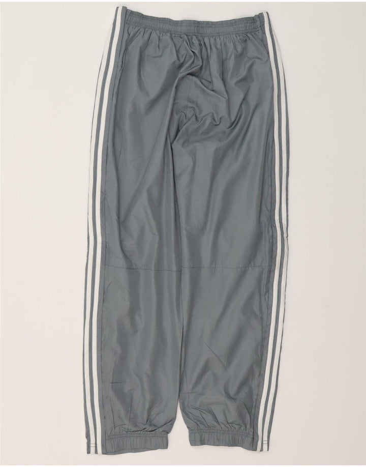 Damskie spodnie dresowe ADIDAS Joggers UK 14, duże, szare, poliestrowe