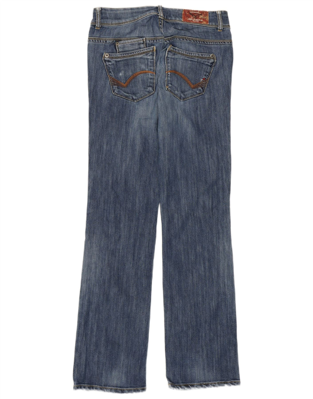 Damskie dżinsy Tommy Hilfiger Ruby z niską talią, proste W29 L32, niebieska bawełna