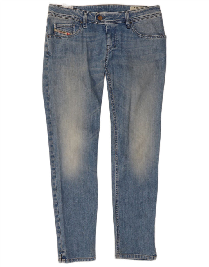 Diesel Damskie Nevy Slim Jeans W30 L29 Niebieskie bawełniane