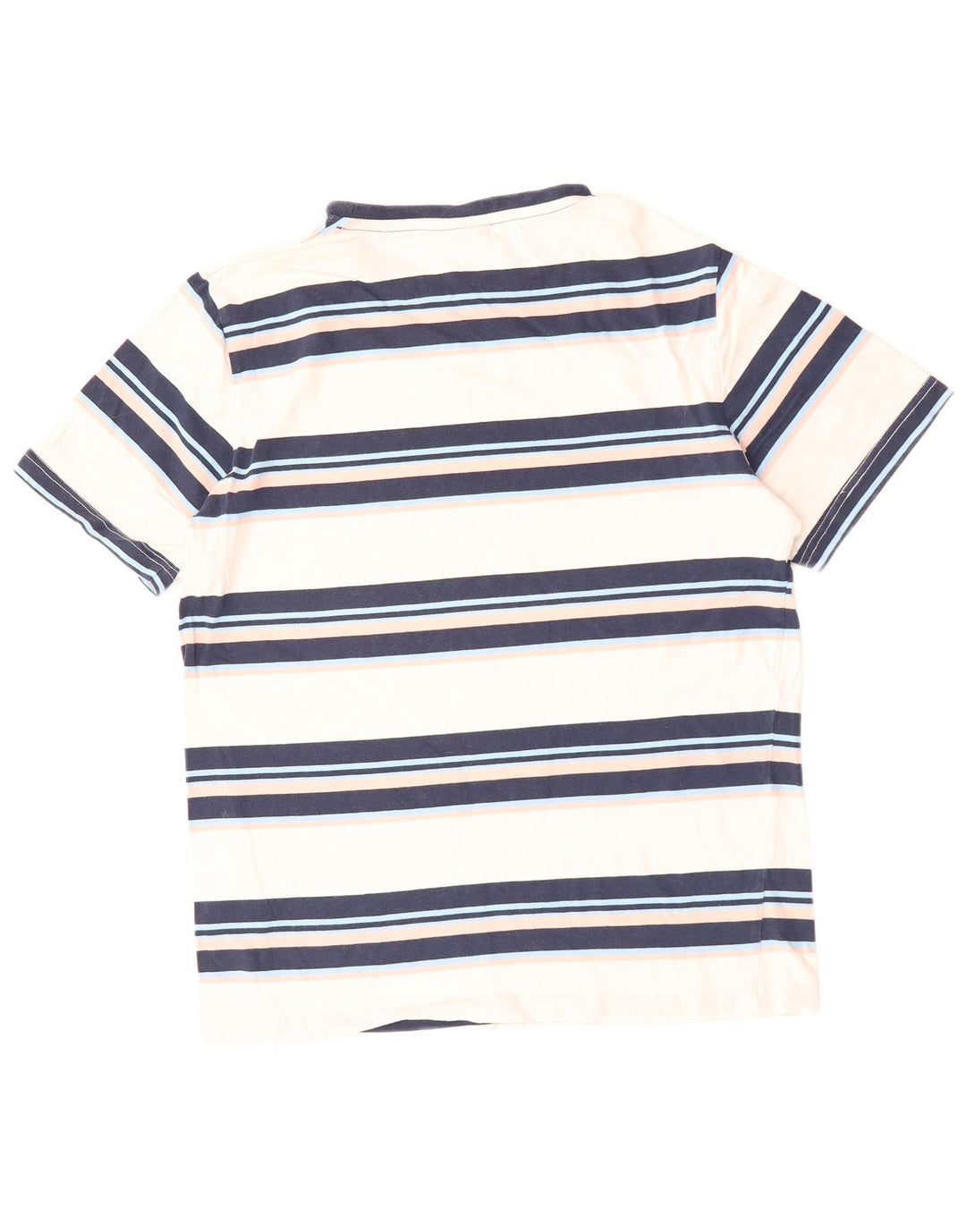 Damska koszulka z grafiką ELLESSE Top UK 16, duża, bawełniana w białe paski